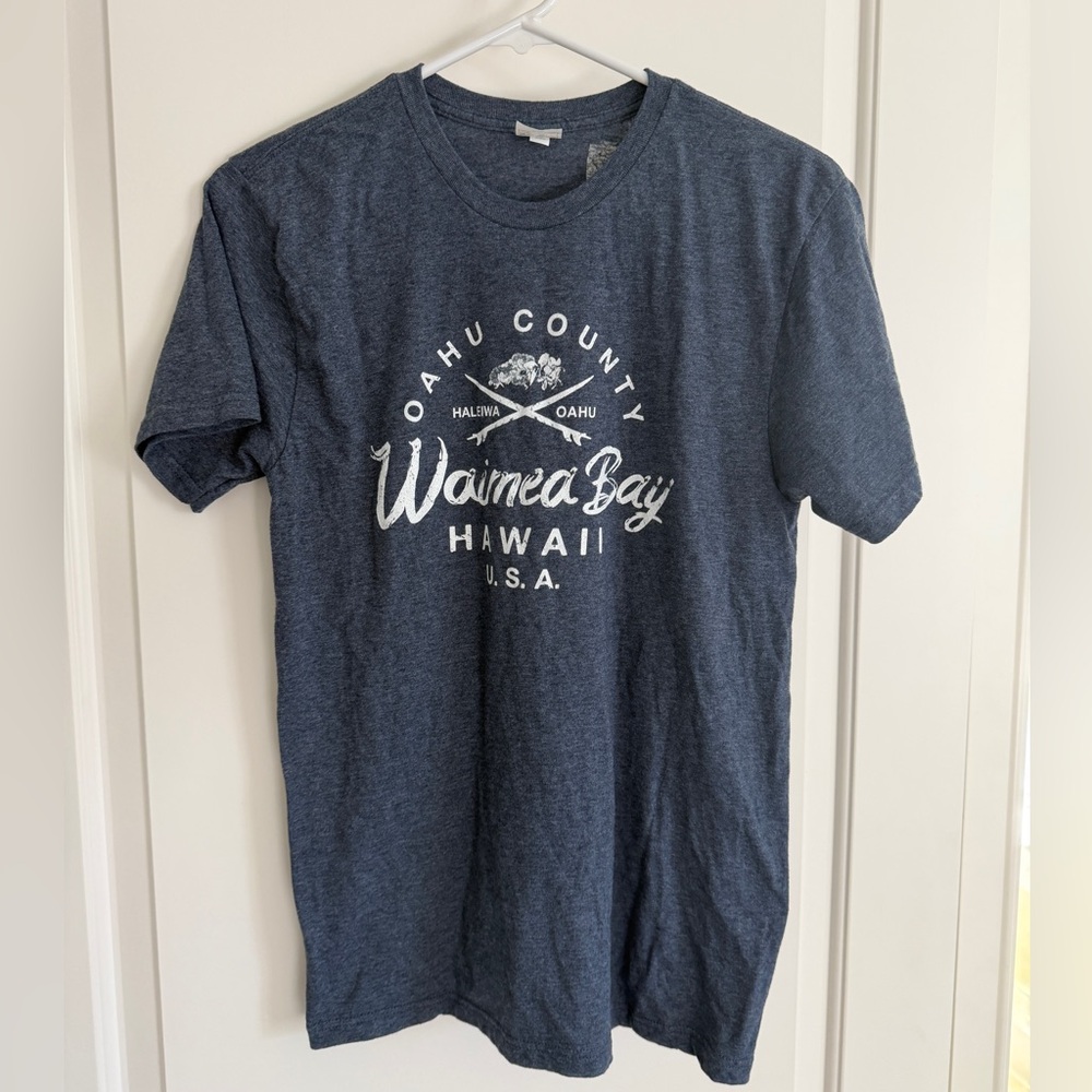 Oahu County Hawaii Navy Blue T-Shirt